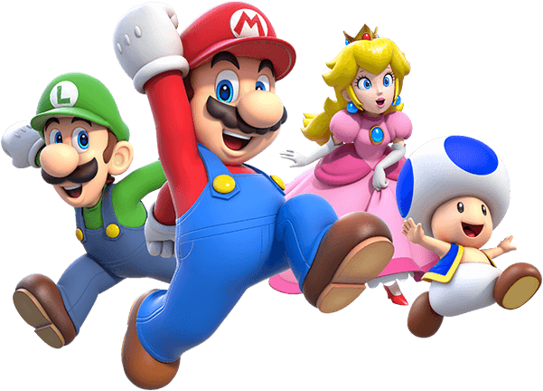 Imgame dos personagens do Mario